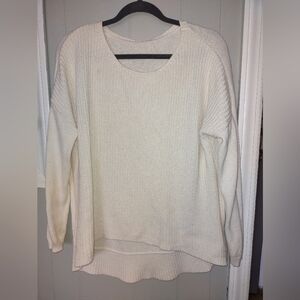 🍄bCalvin Klein Cozy CottonvCream Knit Sweater